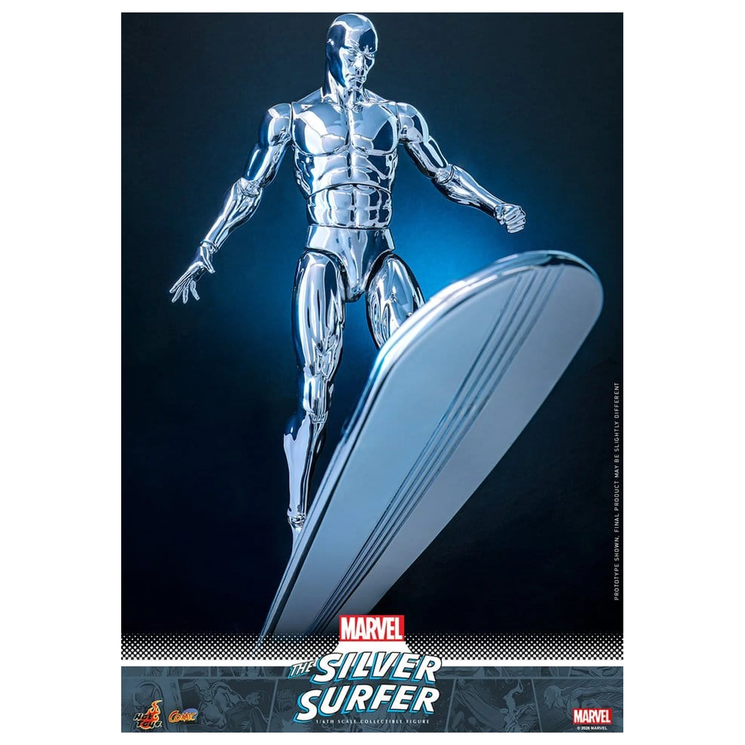 Marvel Actionfigur 1/6 Silver Surfer 32 cm Produktfoto