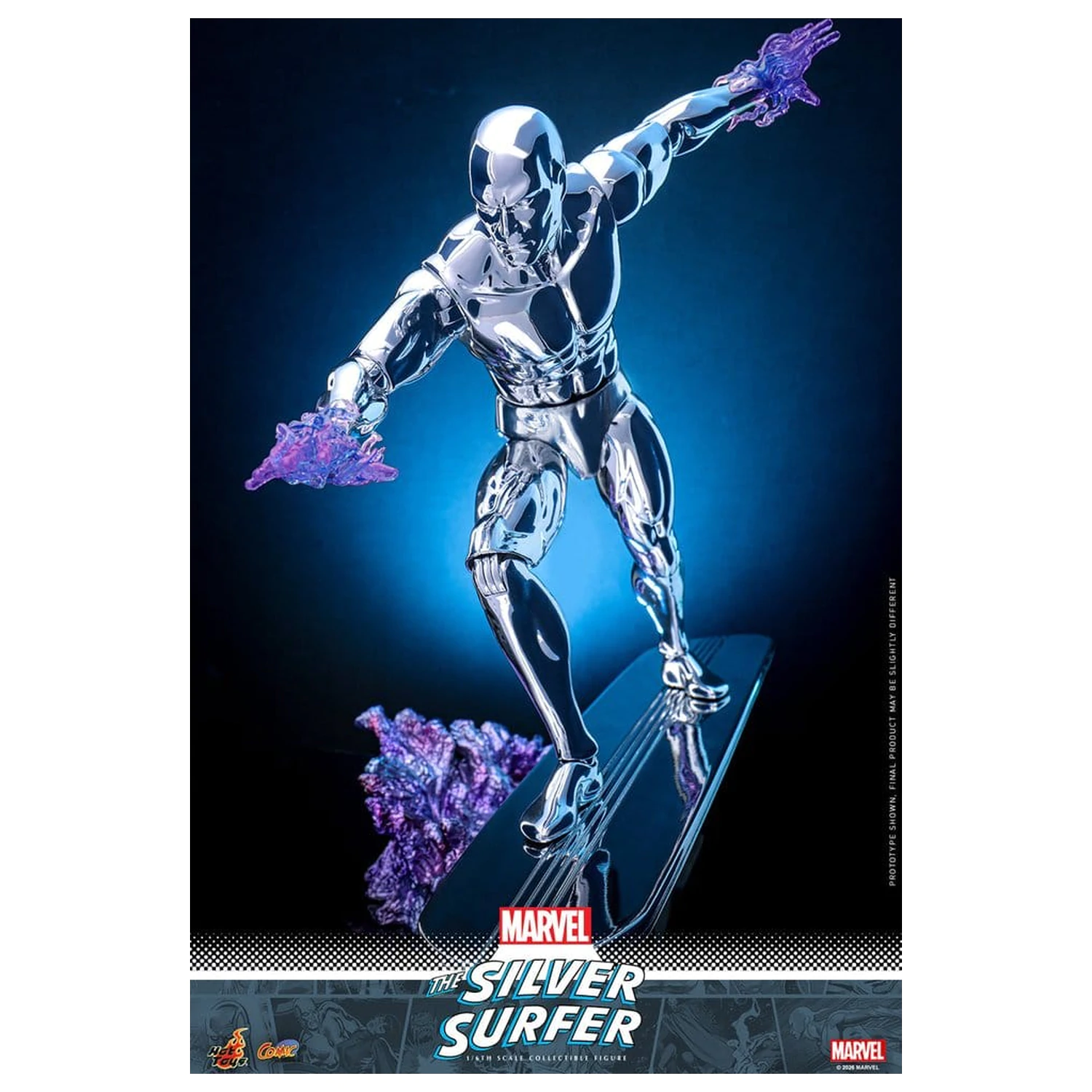 Marvel Actionfigur 1/6 Silver Surfer 32 cm Produktfoto