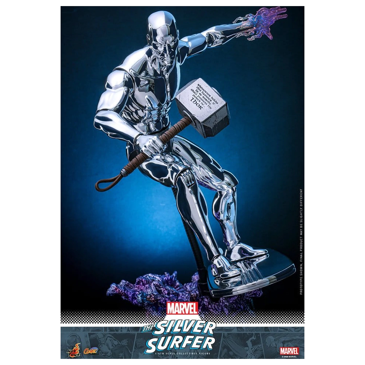Marvel Actionfigur 1/6 Silver Surfer 32 cm Produktfoto