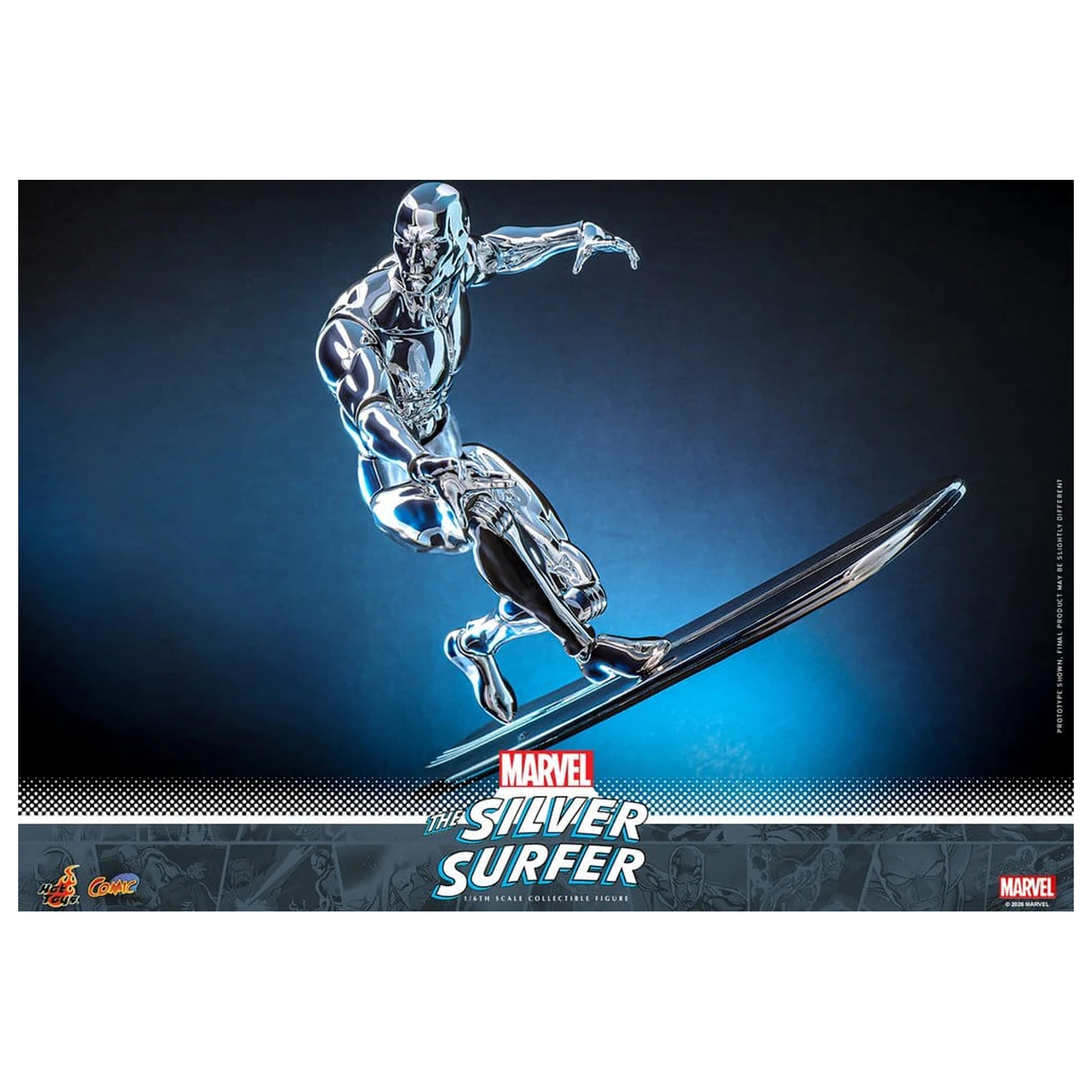 Marvel Actionfigur 1/6 Silver Surfer 32 cm Produktfoto