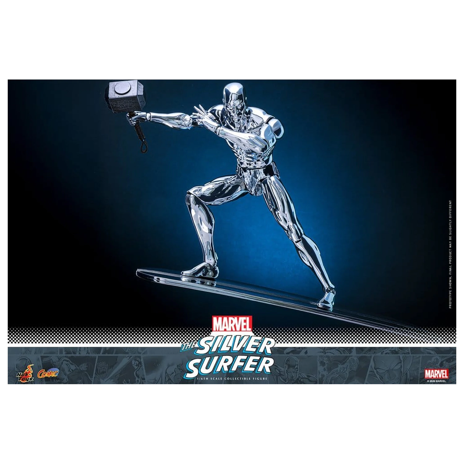 Marvel Actionfigur 1/6 Silver Surfer 32 cm Produktfoto