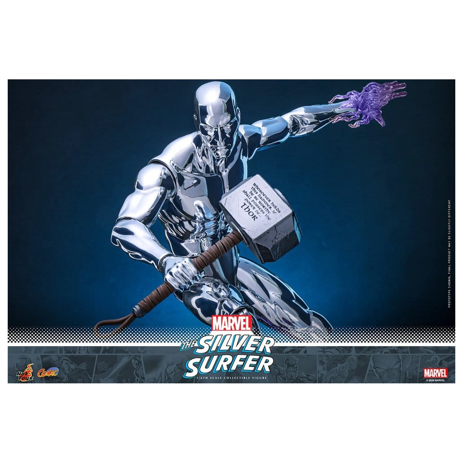 Marvel Actionfigur 1/6 Silver Surfer 32 cm Produktfoto