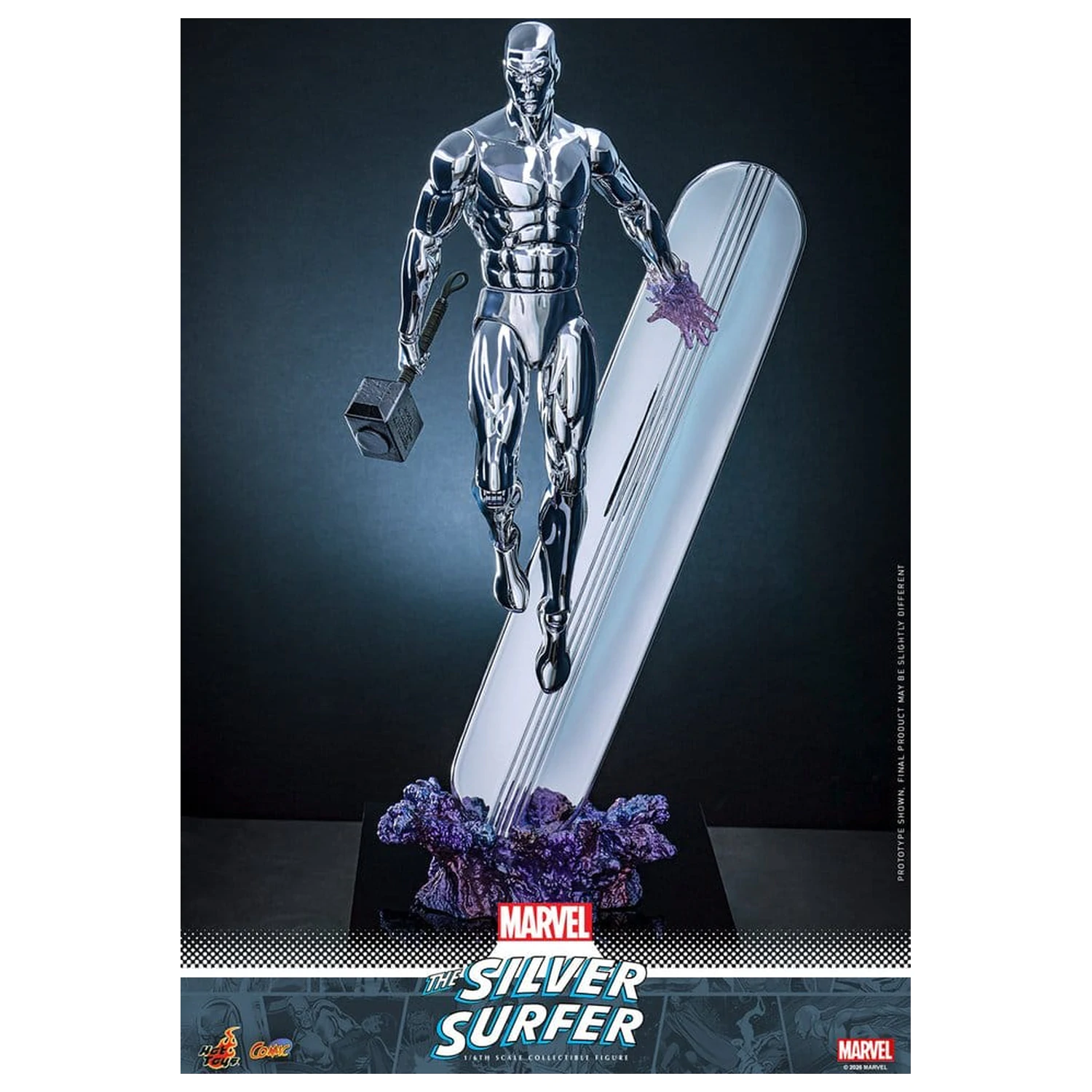 Marvel Actionfigur 1/6 Silver Surfer 32 cm Produktfoto