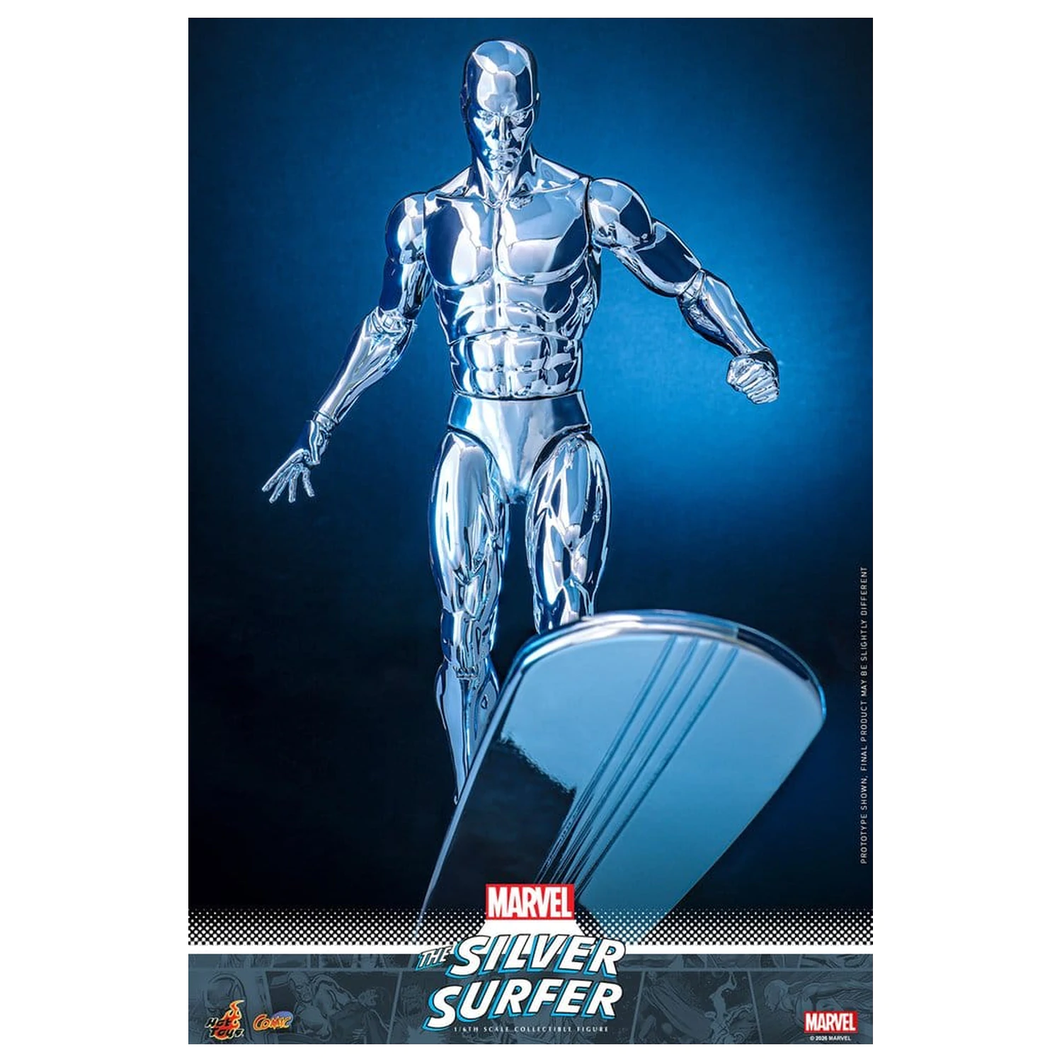 Marvel Actionfigur 1/6 Silver Surfer 32 cm Produktfoto
