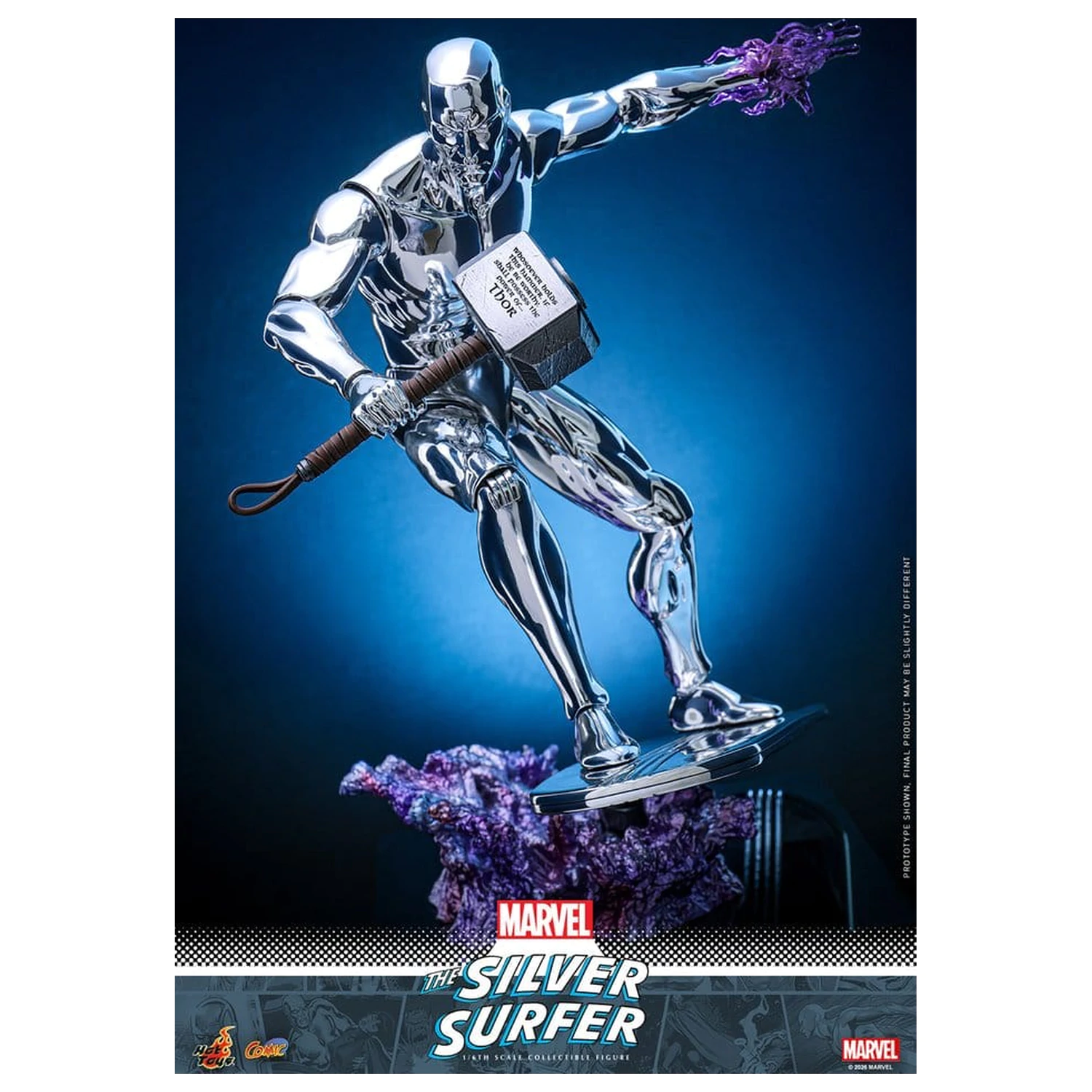 Marvel Actionfigur 1/6 Silver Surfer 32 cm Produktfoto