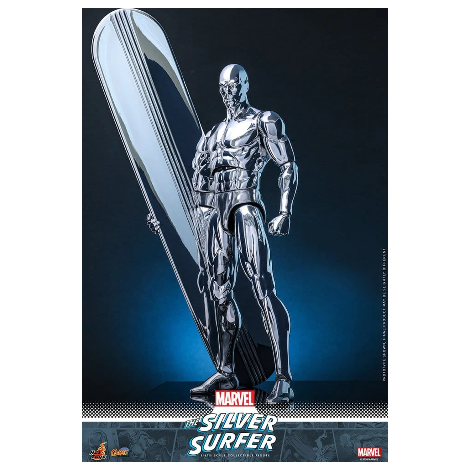Marvel Actionfigur 1/6 Silver Surfer 32 cm Produktfoto