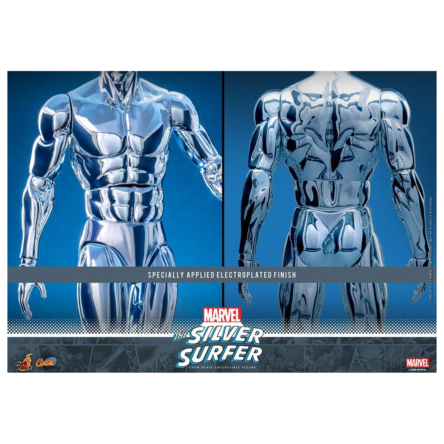 Marvel Actionfigur 1/6 Silver Surfer 32 cm Produktfoto