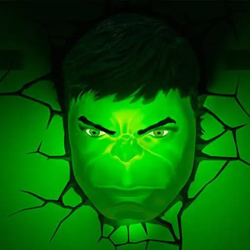 Marvel 3D LED Leuchte Hulk Face 3D termékfotó