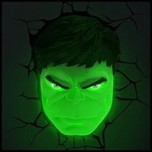 Marvel 3D LED Leuchte Hulk Face 3D termékfotó