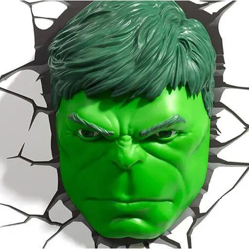 Marvel 3D LED Leuchte Hulk Face 3D termékfotó