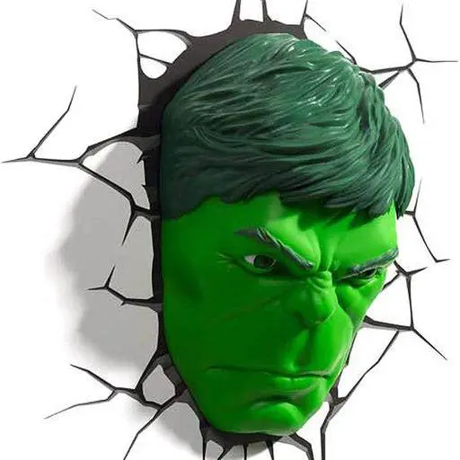Marvel 3D LED Leuchte Hulk Face 3D termékfotó