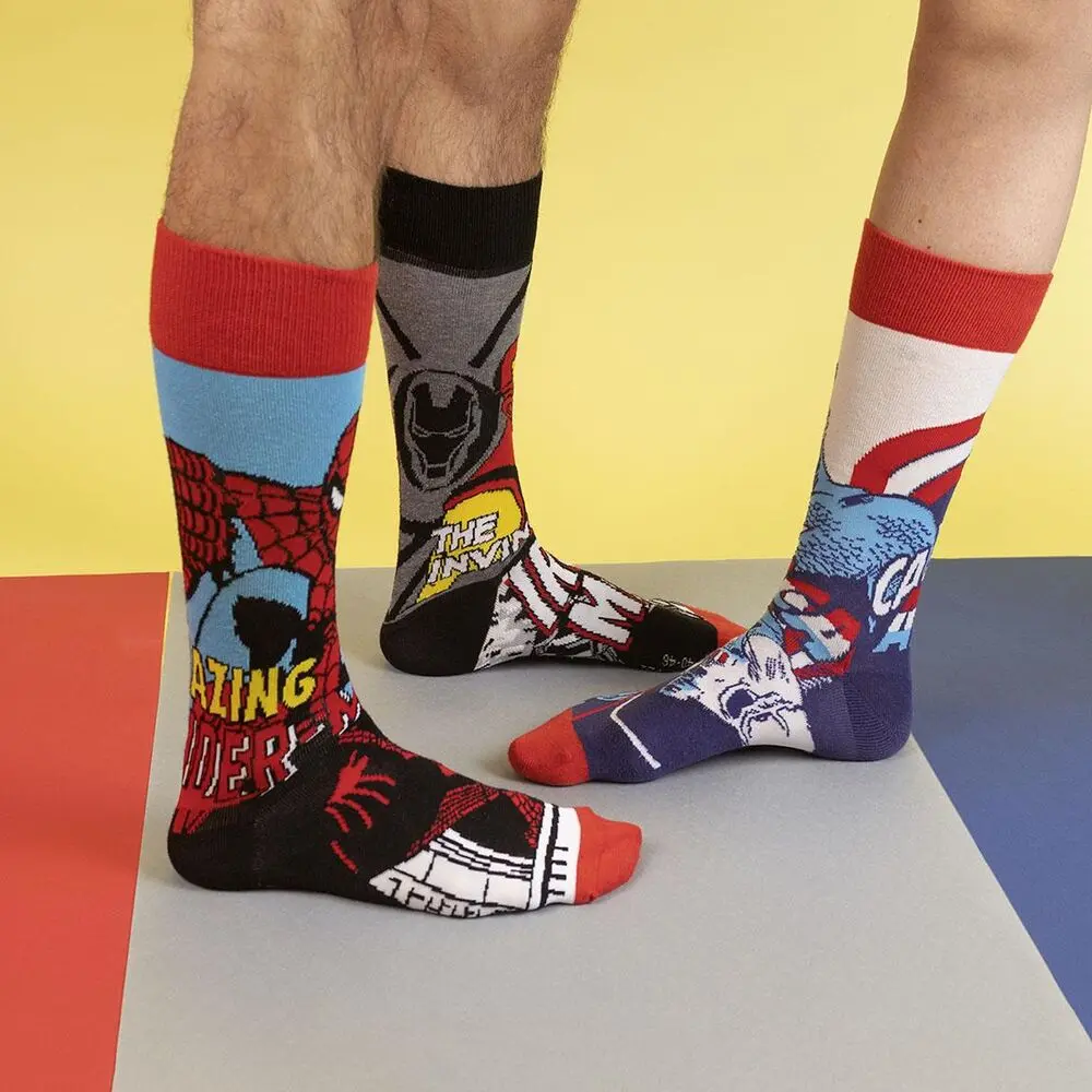 Marvel Socken 3er-Pack Avengers 40-46 termékfotó