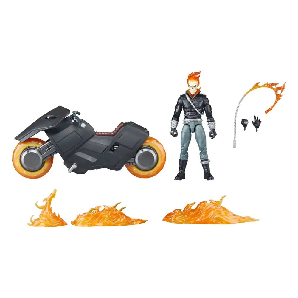 Marvel 85th Anniversary Marvel Legends Actionfigur mit Fahrzeug Ghost Rider 15 cm termékfotó