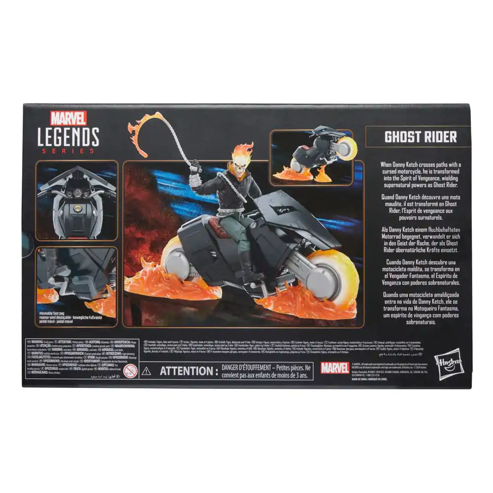 Marvel 85th Anniversary Marvel Legends Actionfigur mit Fahrzeug Ghost Rider 15 cm termékfotó