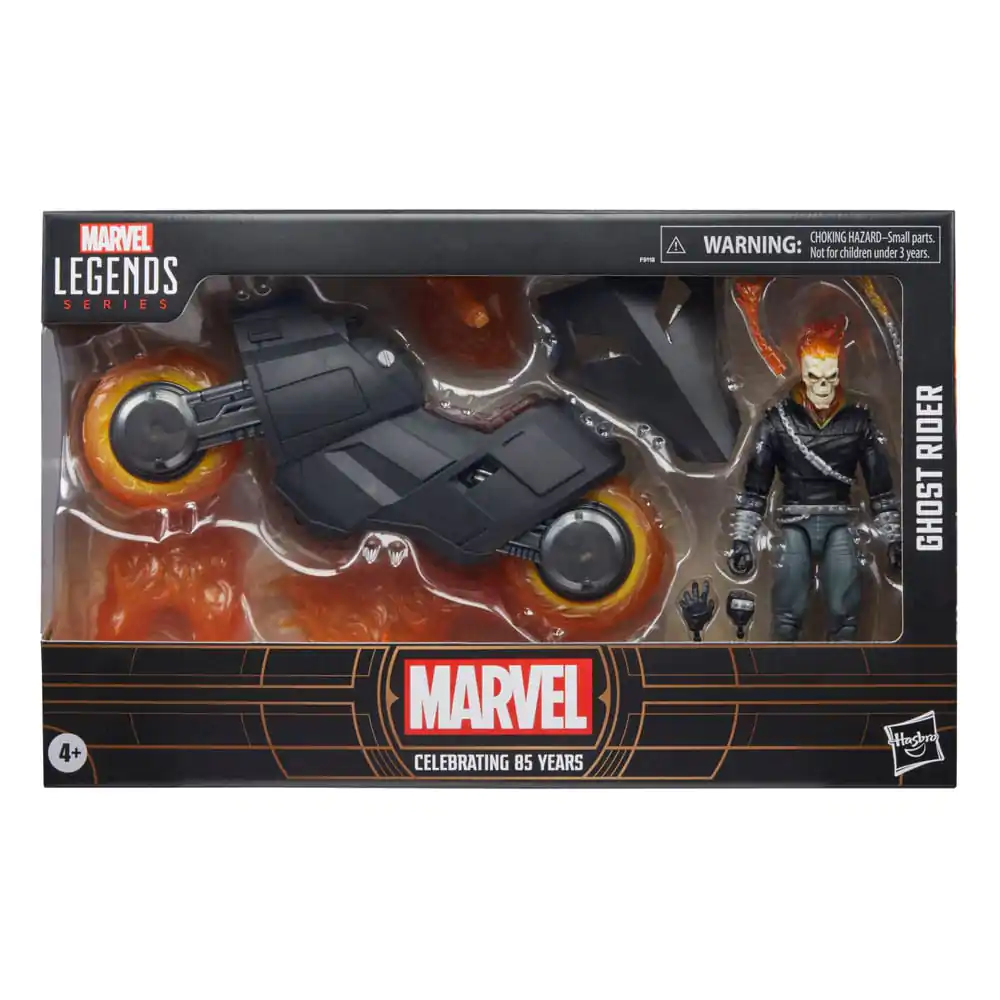 Marvel 85th Anniversary Marvel Legends Actionfigur mit Fahrzeug Ghost Rider 15 cm termékfotó