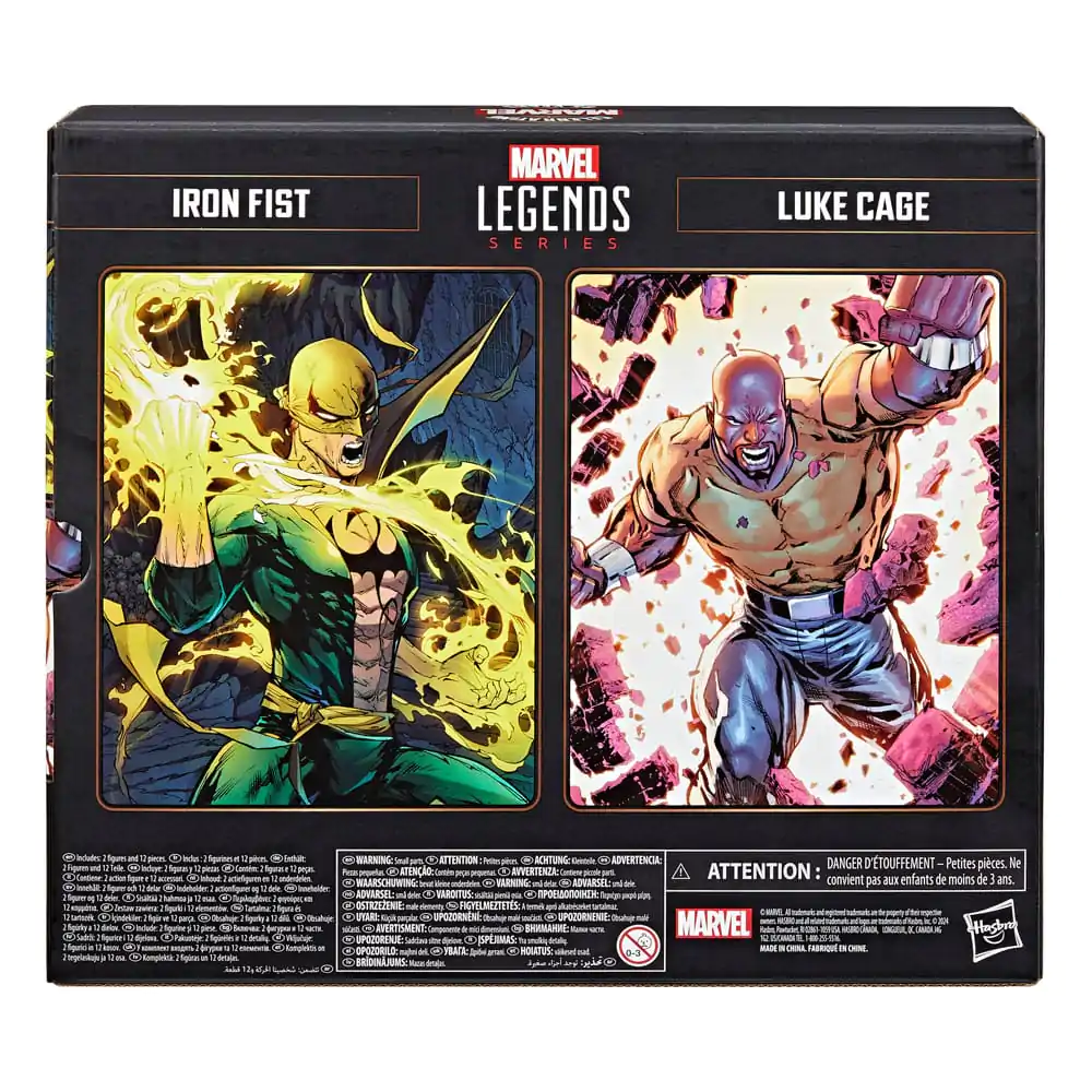 Marvel 85th Anniversary Marvel Legends Actionfiguren 2er-Pack Iron Fist &amp; Luke Cage 15 cm Produktfoto