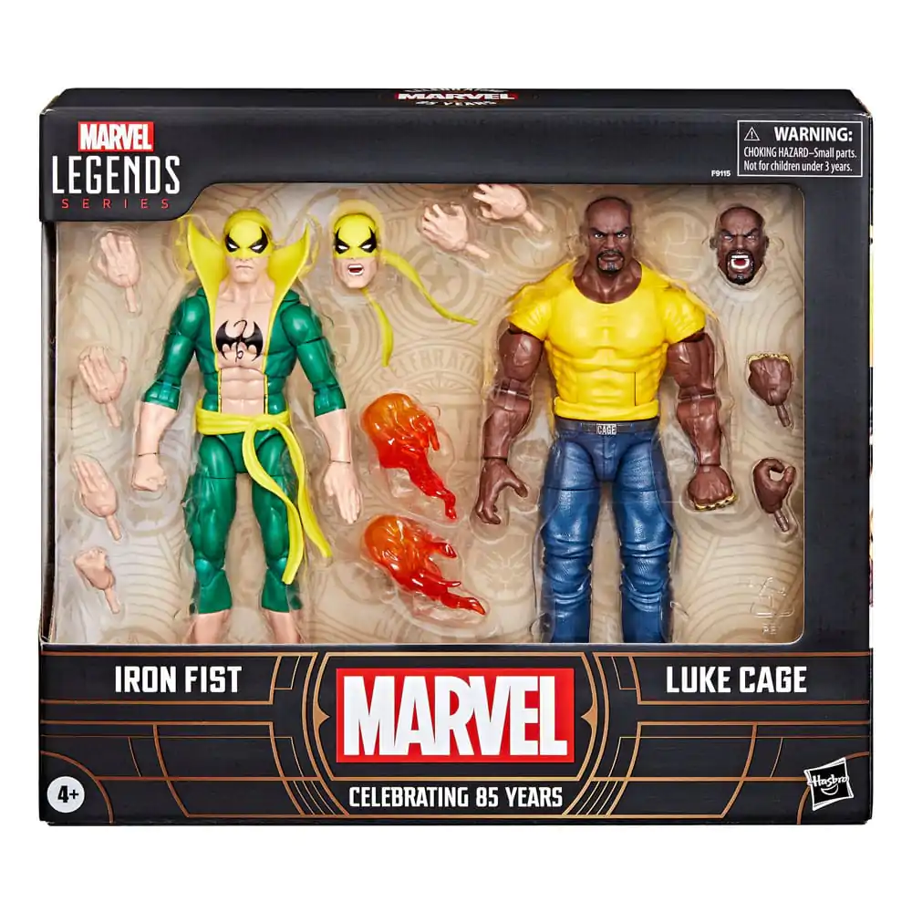 Marvel 85th Anniversary Marvel Legends Actionfiguren 2er-Pack Iron Fist &amp; Luke Cage 15 cm Produktfoto