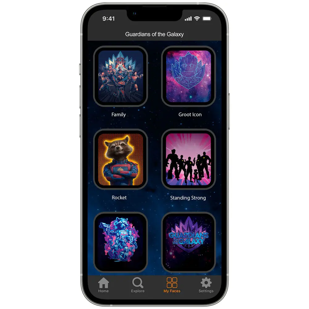 Guardians of the Galaxy Smartwatch-Armband Sculpted Guardians Uniform Produktfoto