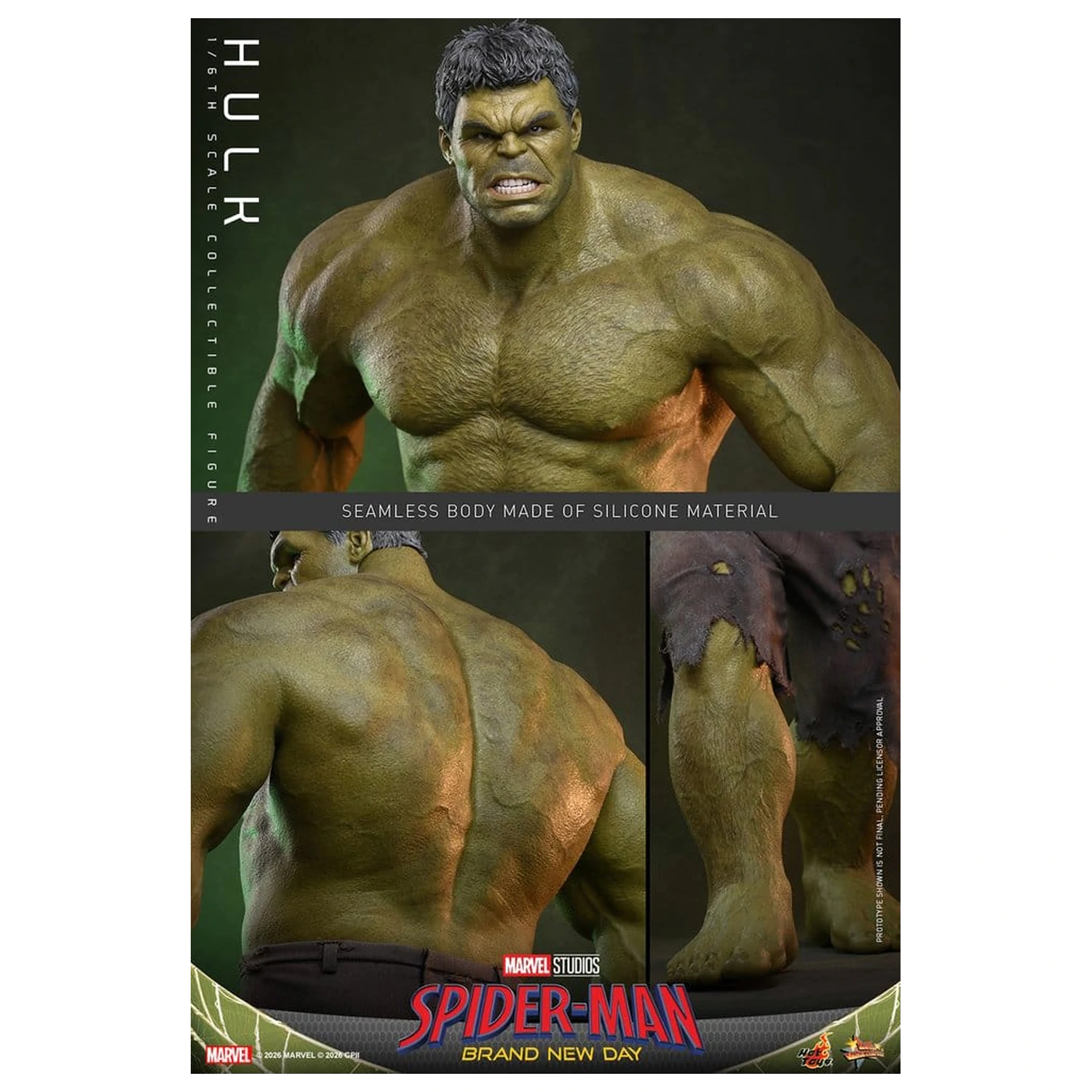 Marvel Action Figur 1/6 Hulk 51 cm Produktfoto
