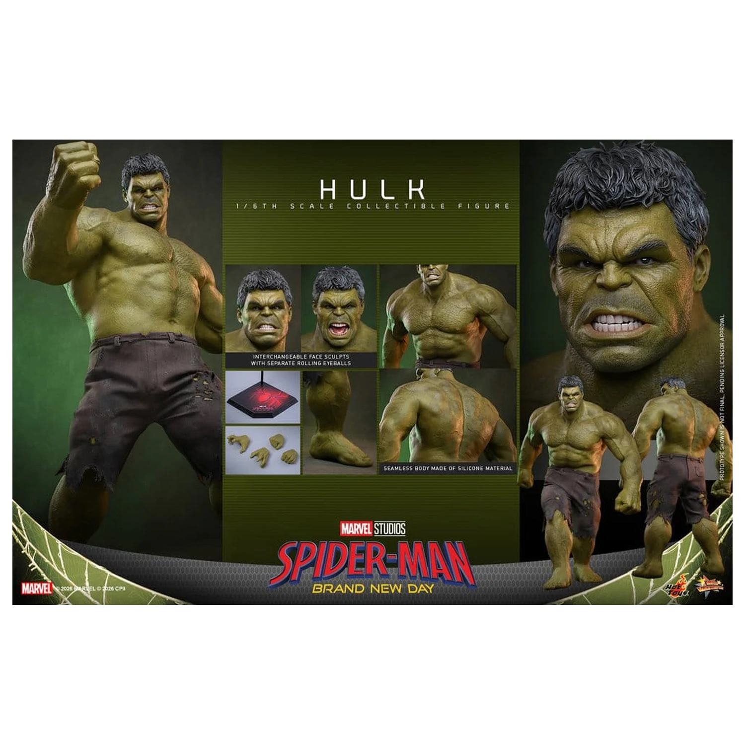 Marvel Action Figur 1/6 Hulk 51 cm Produktfoto