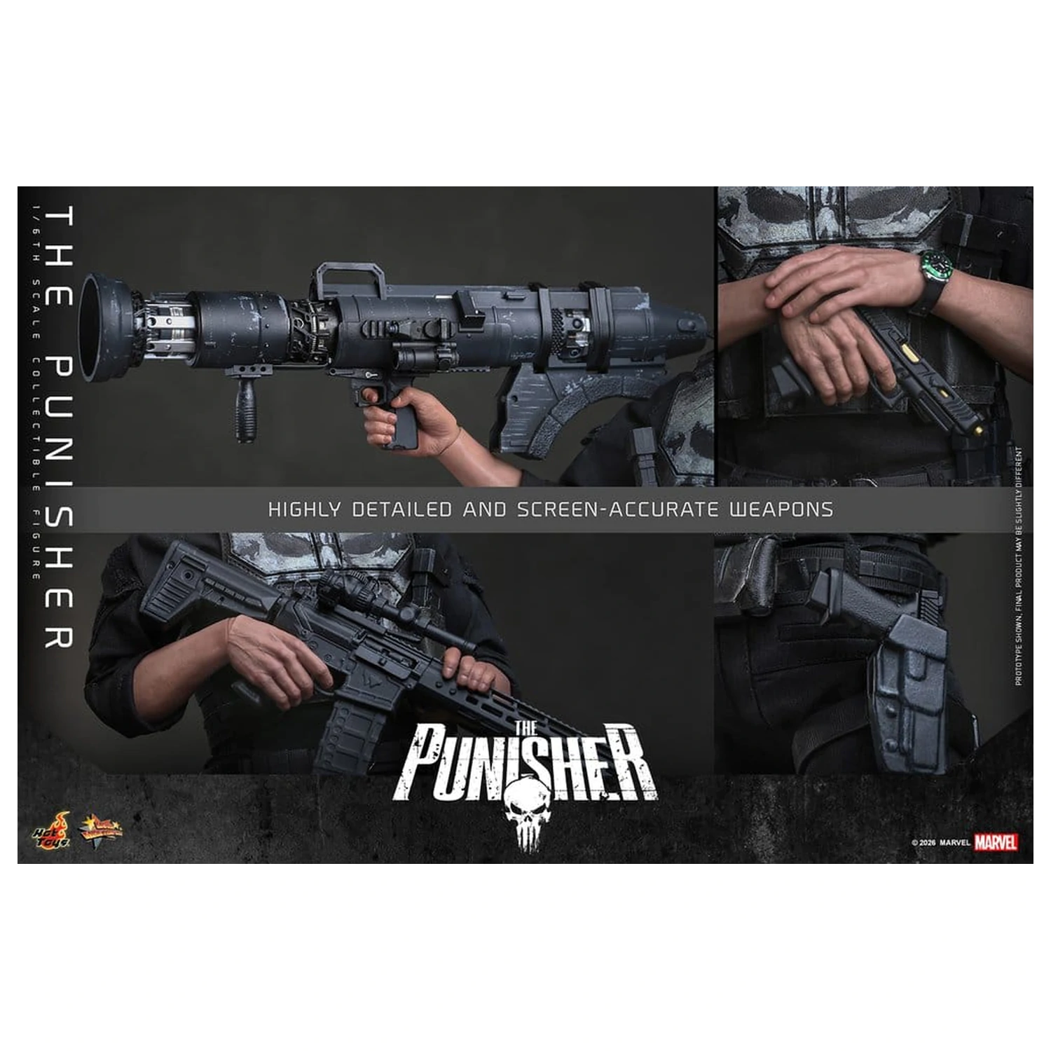 Marvel Action-Figur 1/6 The Punisher 31 cm Produktfoto