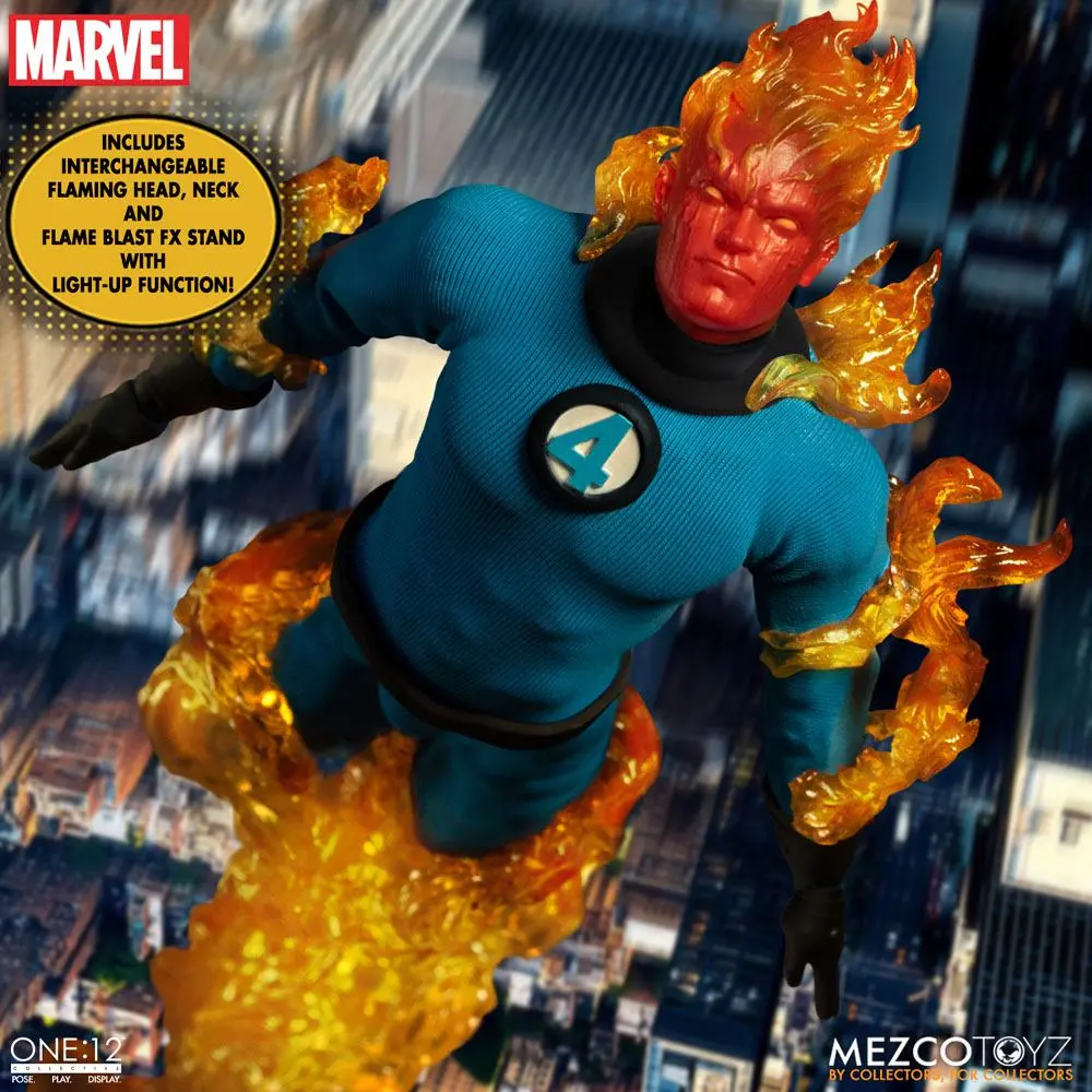 Marvel Actionfiguren 1/12 Fantastic Four Deluxe Steel Box Set 16 cm Produktfoto