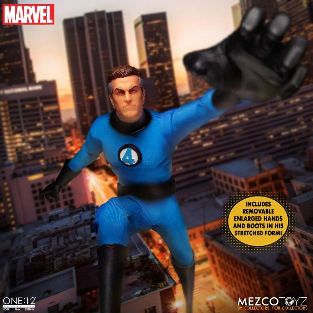 Marvel Actionfiguren 1/12 Fantastic Four Deluxe Steel Box Set 16 cm Produktfoto