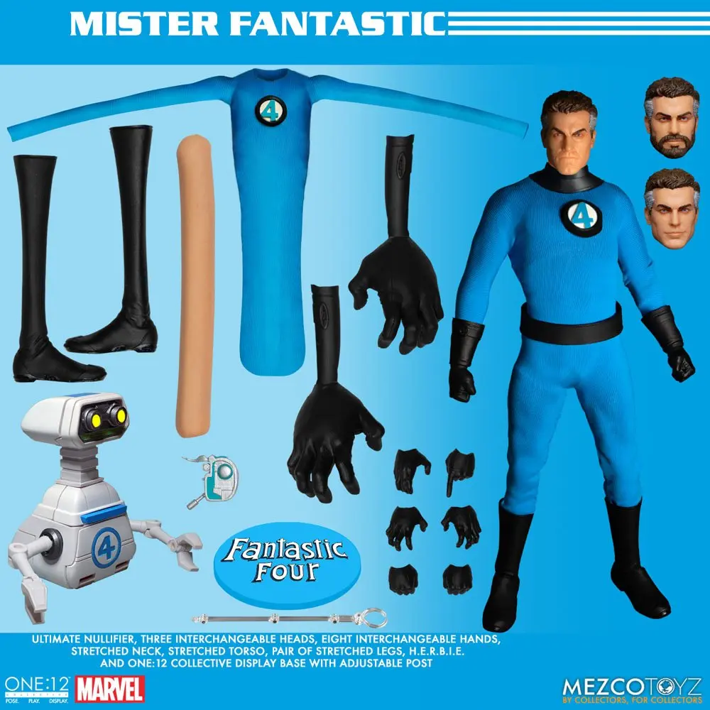 Marvel Actionfiguren 1/12 Fantastic Four Deluxe Steel Box Set 16 cm Produktfoto