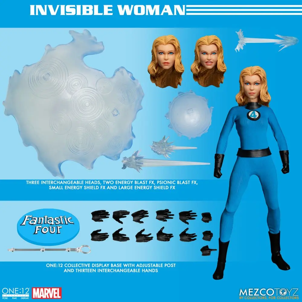 Marvel Actionfiguren 1/12 Fantastic Four Deluxe Steel Box Set 16 cm Produktfoto