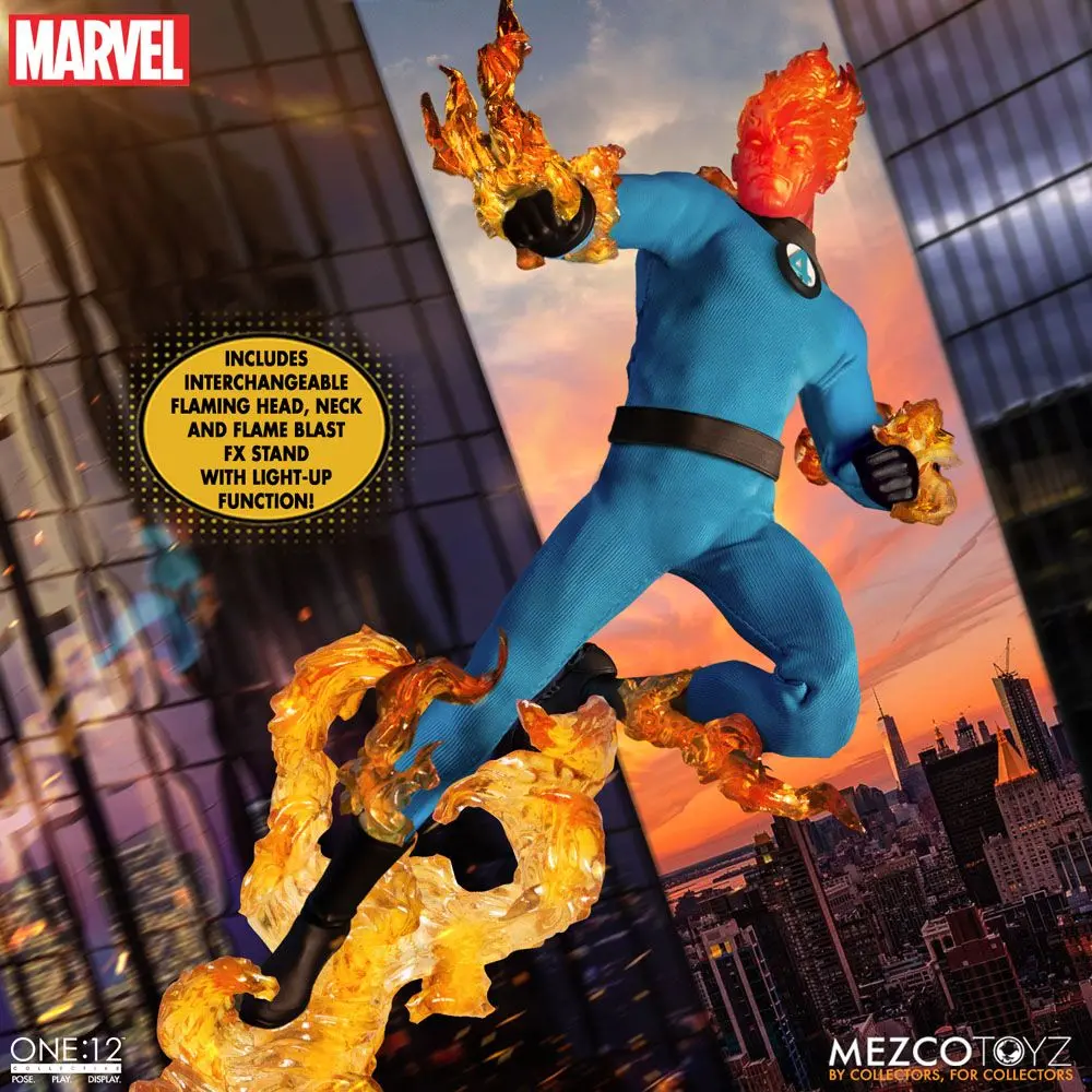 Marvel Actionfiguren 1/12 Fantastic Four Deluxe Steel Box Set 16 cm Produktfoto