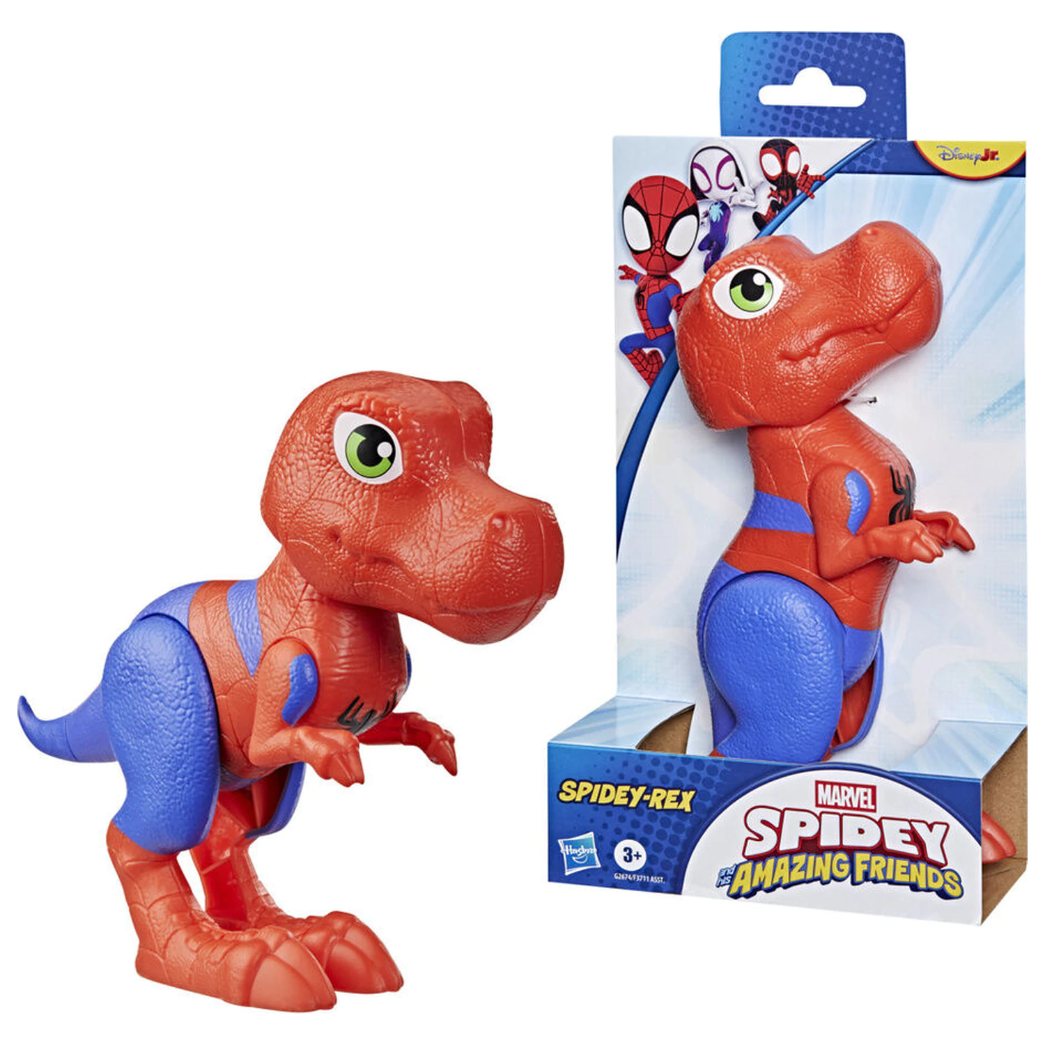 Marvel And His Awesome Friends Spidey Spidey-Rex Figur 23cm Produktfoto