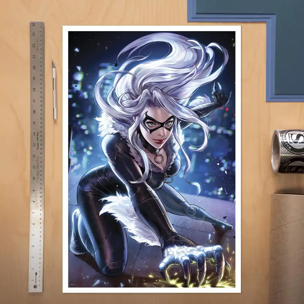 Marvel Kunstdruck Black Cat 41 x 61 cm - ungerahmt Produktfoto