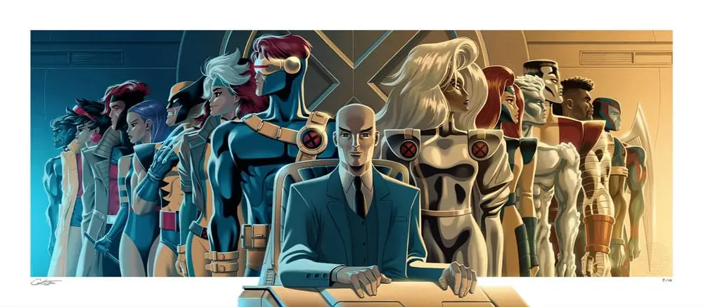 Marvel Kunstdruck Charles Xavier and the X-Men 74 x 33 cm - ungerahmt Produktfoto