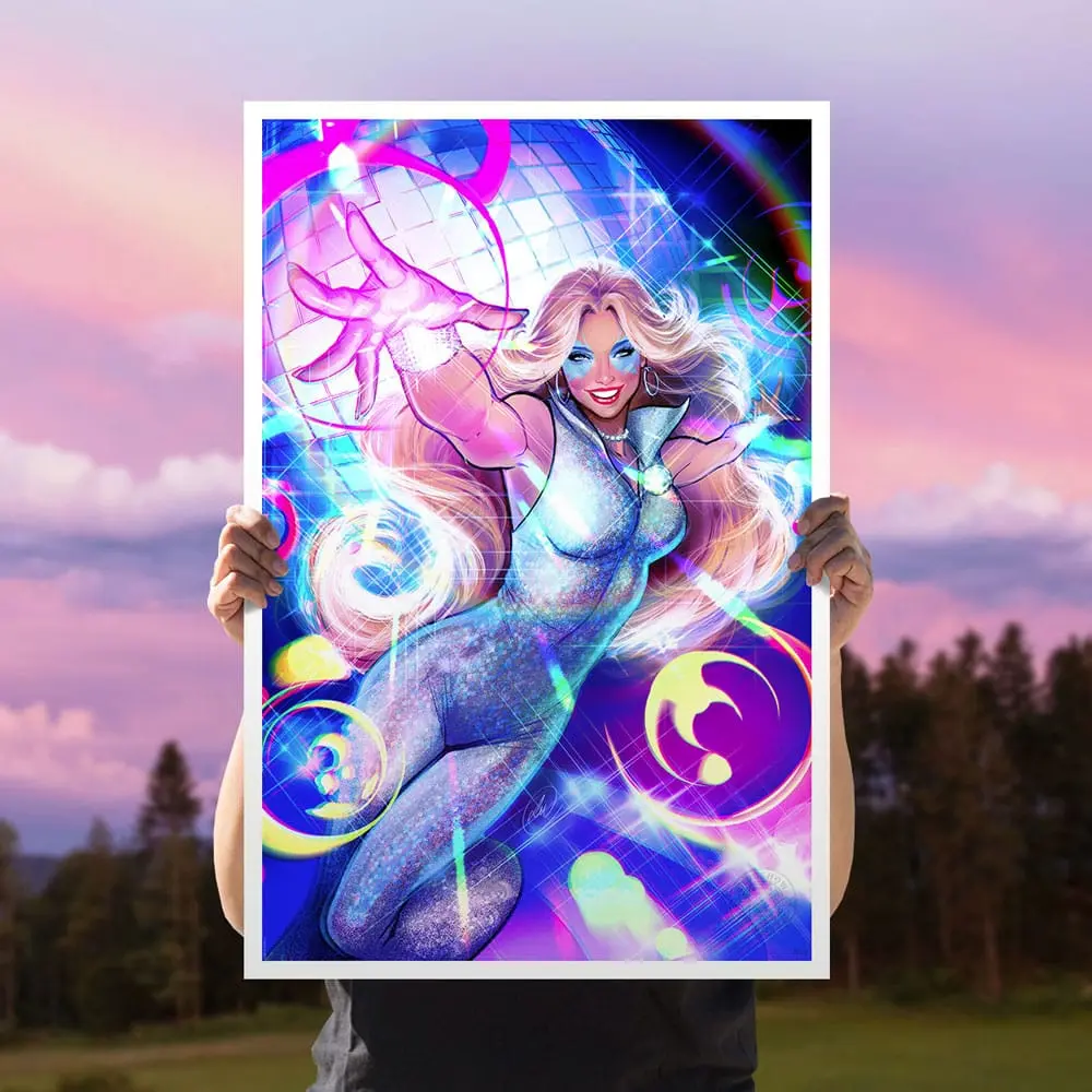 Marvel Kunstdruck Dazzler 41 x 61 cm - ungerahmt Produktfoto