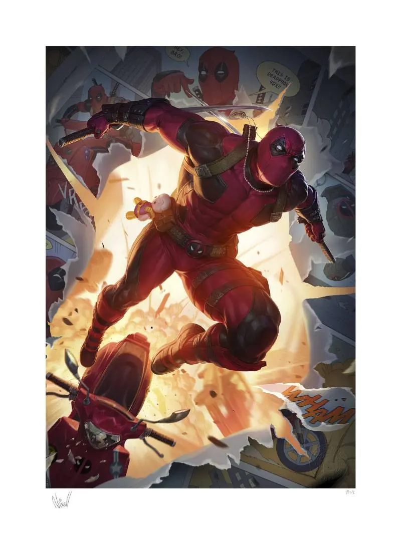 Marvel Art Print Deadpool 46 x 61 cm - ungerahmt Produktfoto
