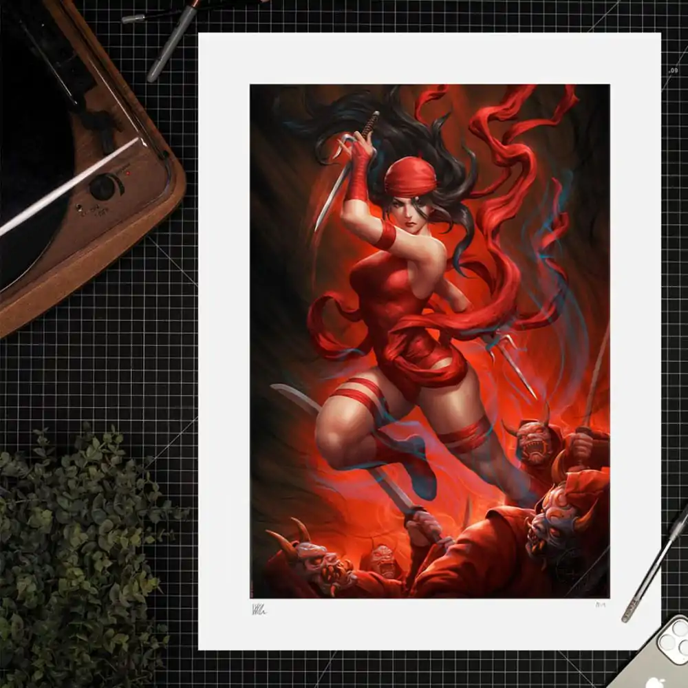 Marvel Kunstdruck Elektra vs The Hand 46 x 61 cm - ungerahmt termékfotó