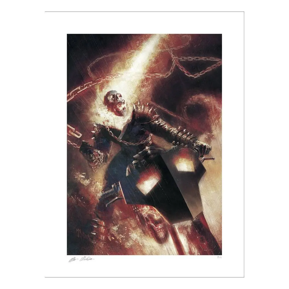 Marvel Kunstdruck Ghost Rider 46 x 61 cm - ungerahmt Produktfoto