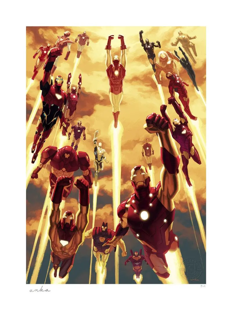 Marvel Kunstdruck Iron Man Legacy 46 x 61 cm - ungerahmt Produktfoto