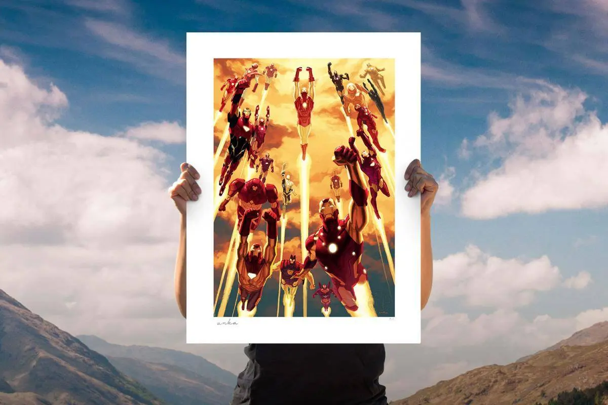 Marvel Kunstdruck Iron Man Legacy 46 x 61 cm - ungerahmt Produktfoto
