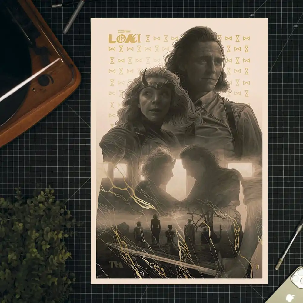 Marvel Kunstdruck Loki &amp; Sylvie: For All Time. Always. 41 x 61 cm - ungerahmt Produktfoto