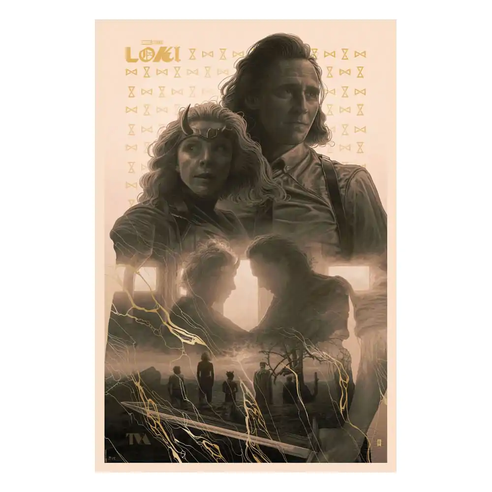 Marvel Kunstdruck Loki &amp; Sylvie: For All Time. Always. 41 x 61 cm - ungerahmt Produktfoto