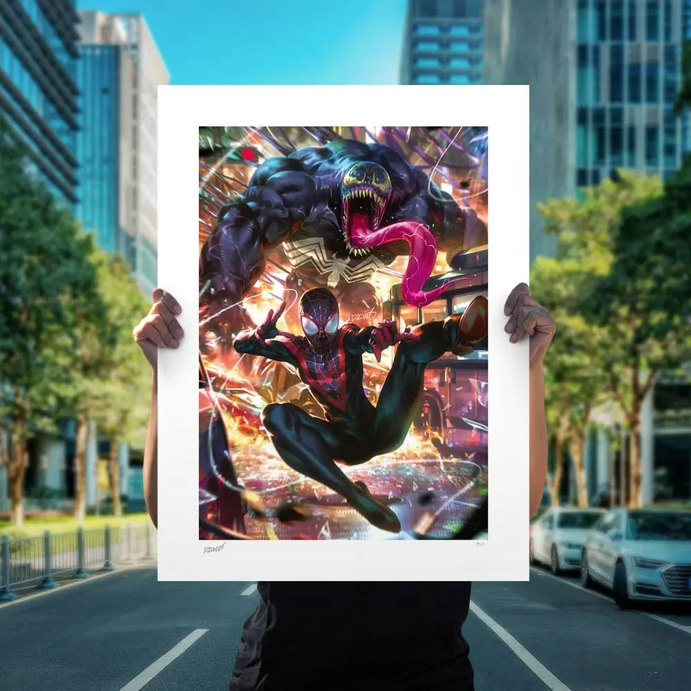 Marvel Kunstdruck Miles Morales: Spider-Man 46 x 61 cm - ungerahmt Produktfoto