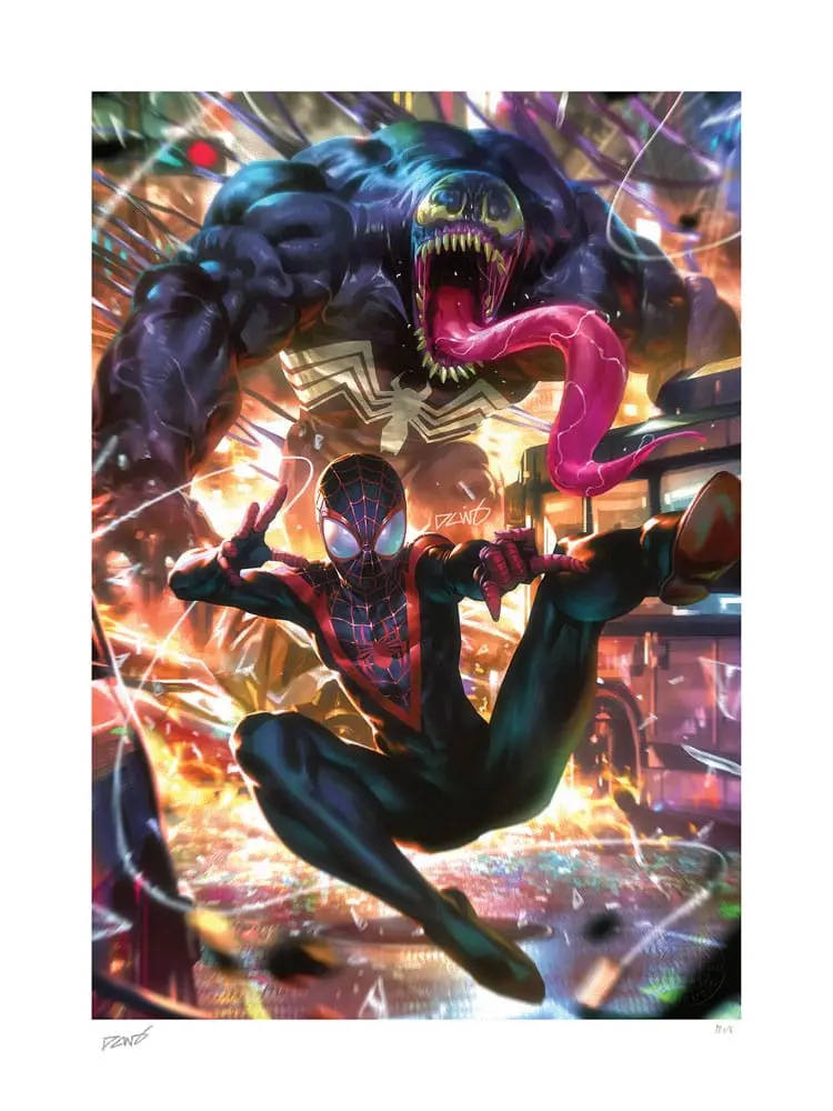 Marvel Kunstdruck Miles Morales: Spider-Man 46 x 61 cm - ungerahmt Produktfoto