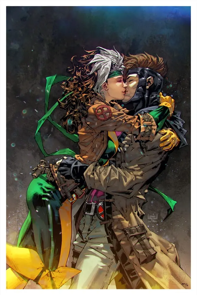 Marvel Kunstdruck Rogue & Gambit 41 x 61 cm - ungerahmt Produktfoto