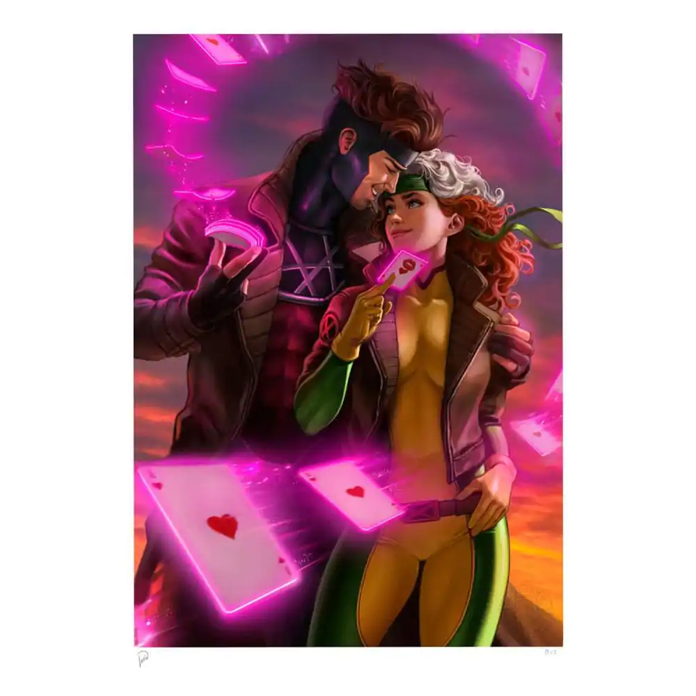 Marvel Kunstdruck Rogue & Gambit 46 x 61 cm - ungerahmt termékfotó