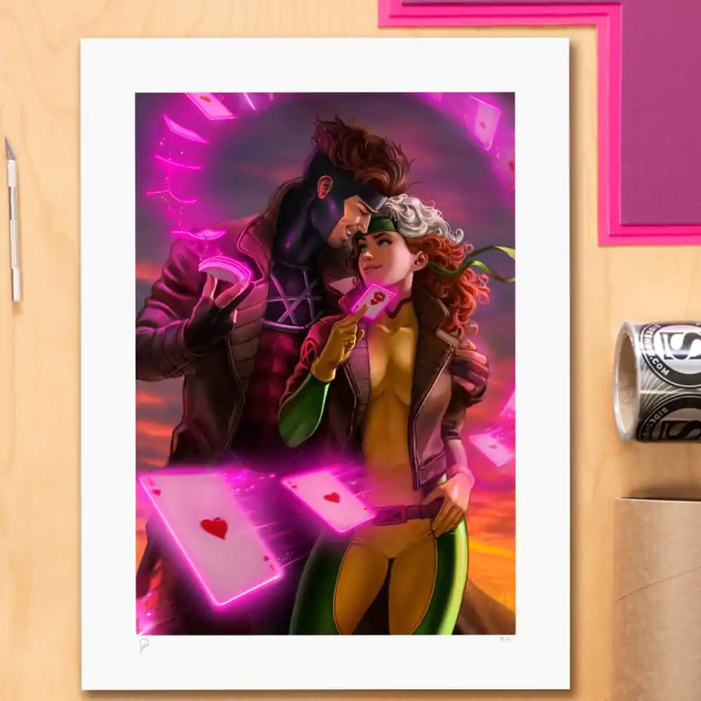 Marvel Kunstdruck Rogue & Gambit 46 x 61 cm - ungerahmt termékfotó