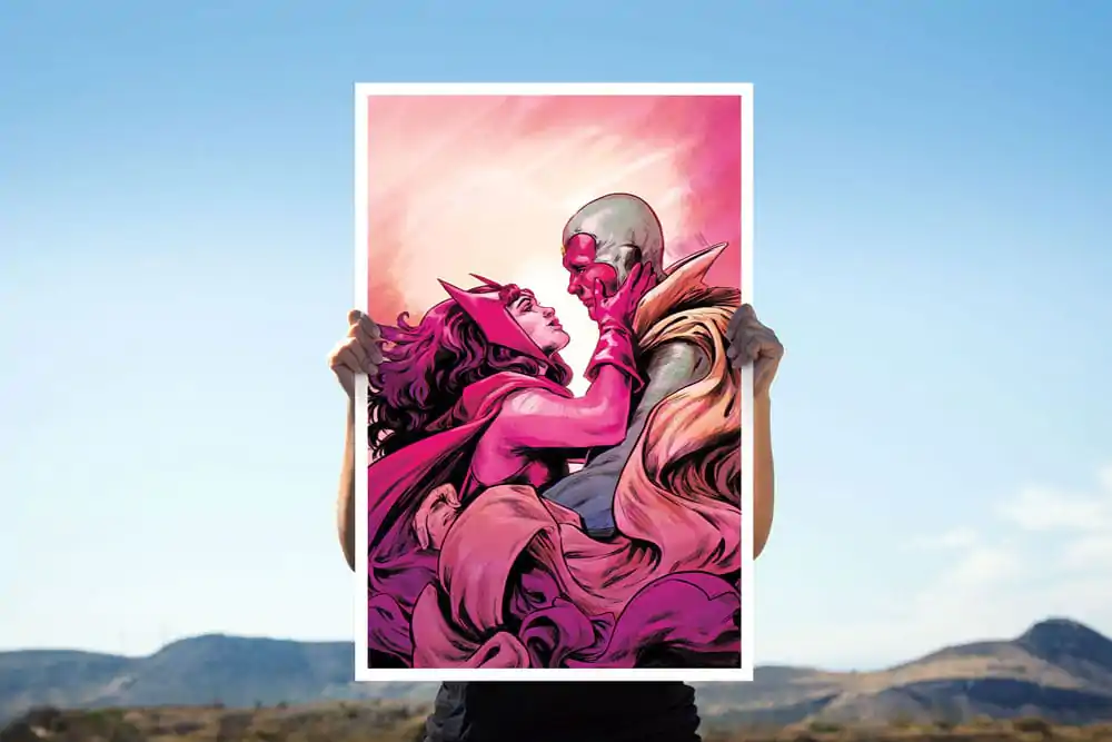 Marvel Kunstdruck Scarlet Witch &amp; Vision 41 x 61 cm - ungerahmt Produktfoto