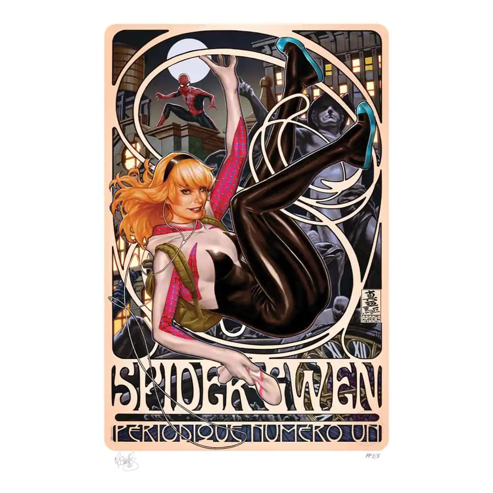 Marvel Kunstdruck Spider-Gwen: Périodique Numéro Un 46 x 61 cm - ungerahmt termékfotó