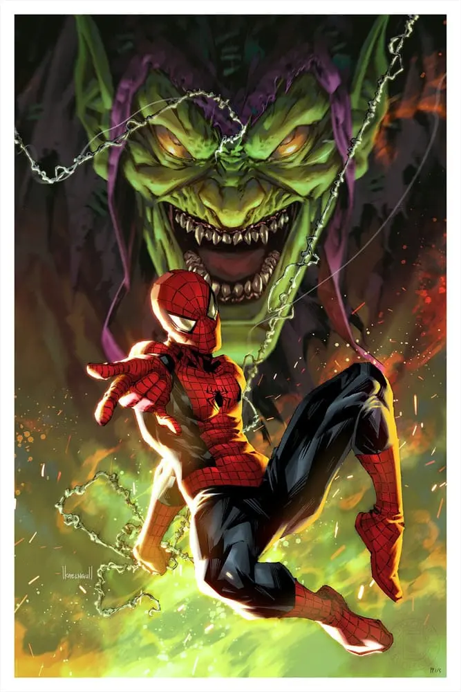 Marvel Art Print Spider-Man vs Green Goblin 41 x 61 cm - ungerahmt Produktfoto