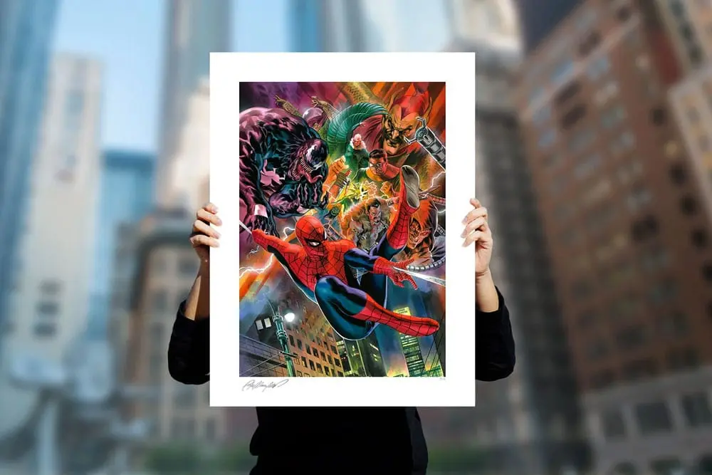 Marvel Kunstdruck Spider-Man vs the Sinister Six 46 x 61 cm - ungerahmt Produktfoto